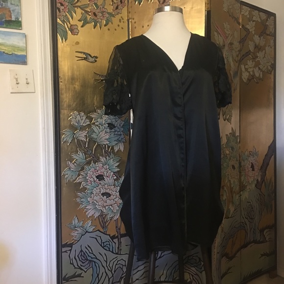 🔴PINOIR SET SHORT-Beautiful Design insetGown&Coat - Picture 1 of 8